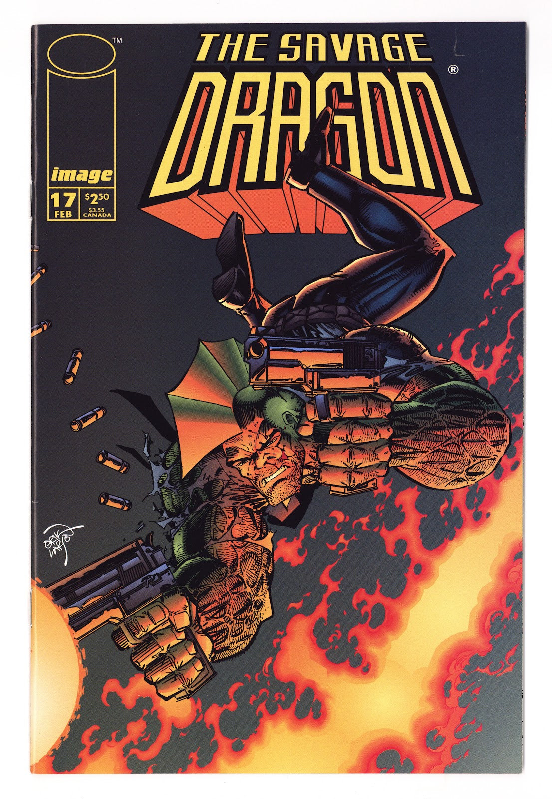 Savage Dragon Vol 2 17 [A]  High Grade   (1995)     