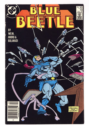 Blue Beetle Vol 7 19 Mid Grade (1987) Canadian Price Variant