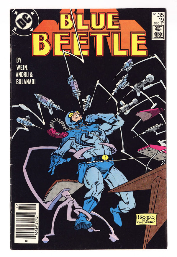 Blue Beetle Vol 7 19 Mid Grade (1987) Canadian Price Variant