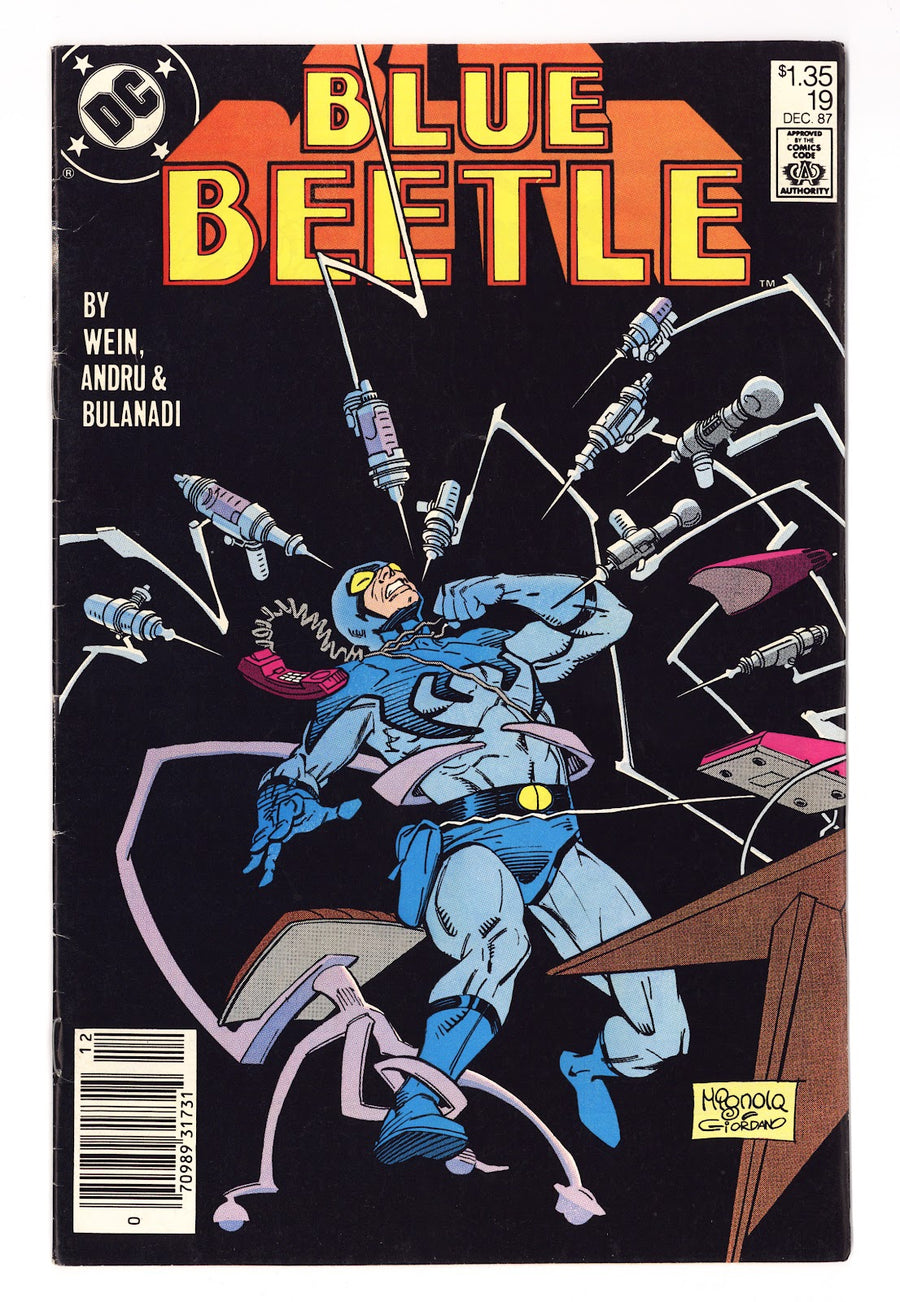 Blue Beetle Vol 7 19 Mid Grade (1987) Canadian Price Variant 