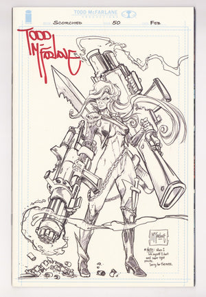 Spawn Scorched 50 Mcfarlane Signed Virgin Incentive NM (2026)