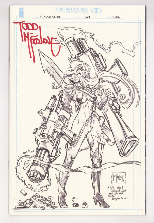 Spawn Scorched 50 Mcfarlane Signed Virgin Incentive NM (2026)