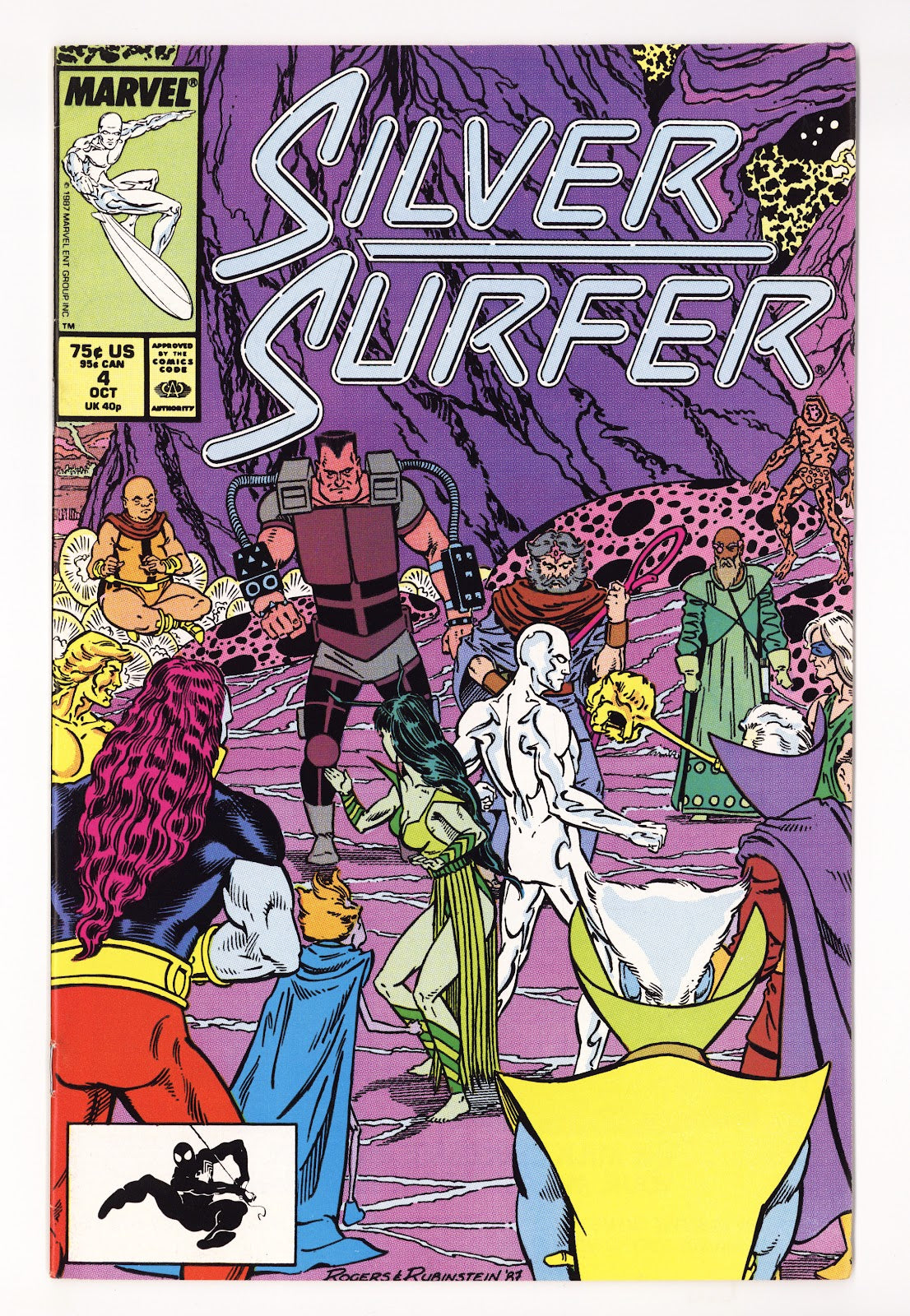 Silver Surfer Vol 3 4  Mid Grade   (1987)   Direct  