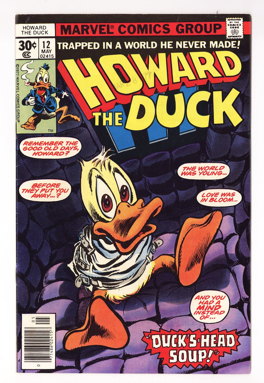 Howard the Duck Vol 1 12  VF- (7.5)   (1977)     