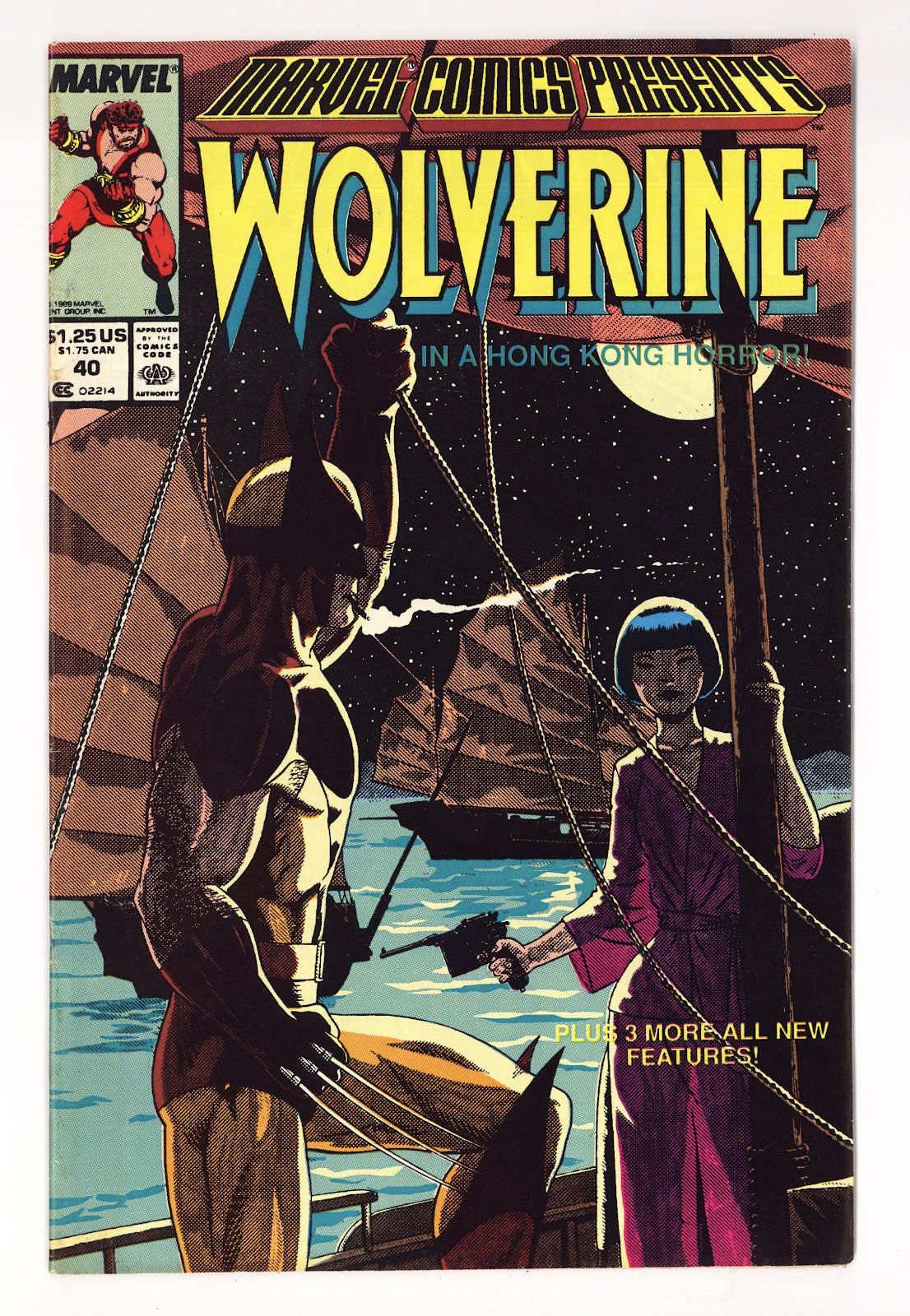 Marvel Comics Presents Vol 1 40  Mid Grade   (1990)   Newsstand