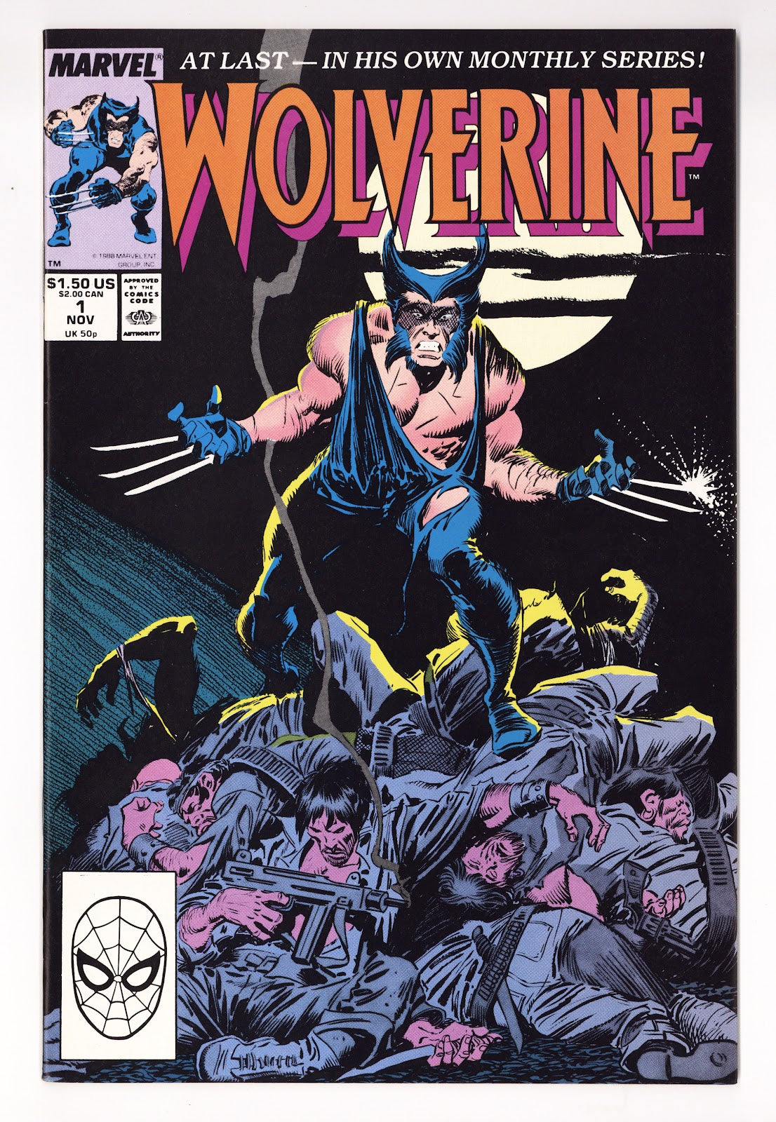 Wolverine Vol 2 1  VF (8.0)   (1988)     