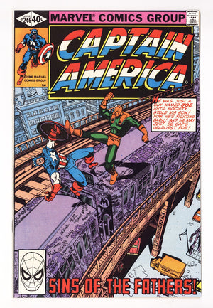 Captain America Vol 1 246 High Grade (1980)