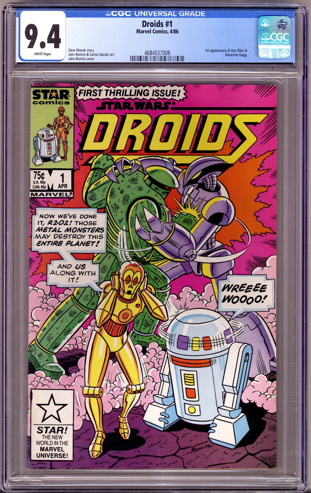 Droids 1 CGC 9.4 (NM) (1986) 