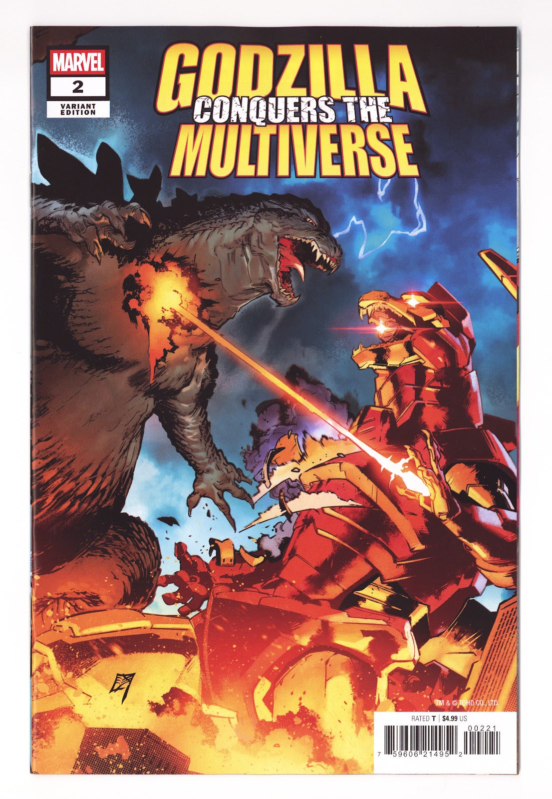 Godzilla Conquers the Multiverse 2 Marvel Variant (2026)