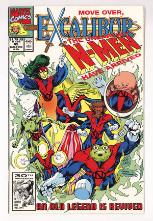 Excalibur Vol 1 45  Mid Grade   (1991)