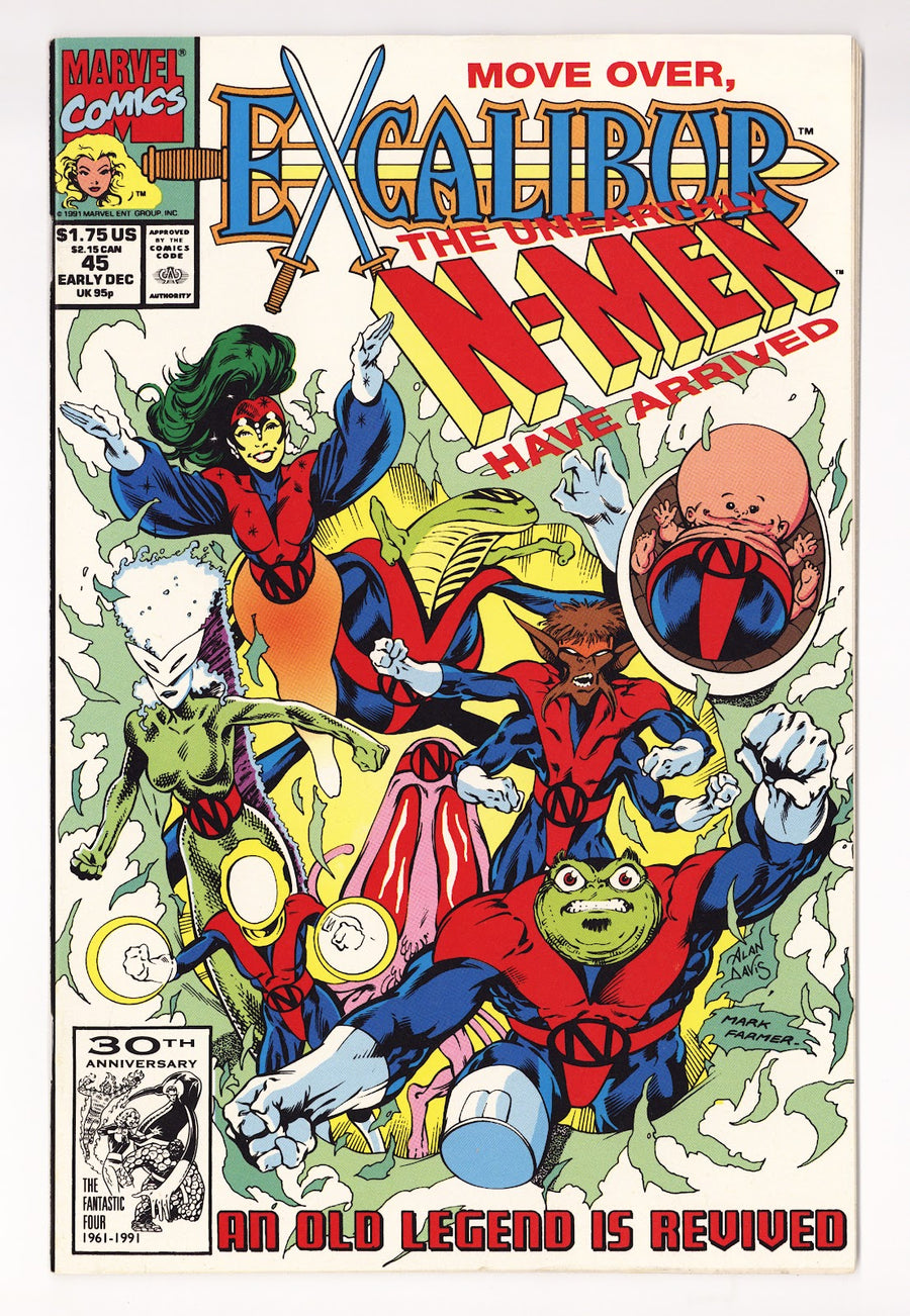 Excalibur Vol 1 45  Mid Grade   (1991)     