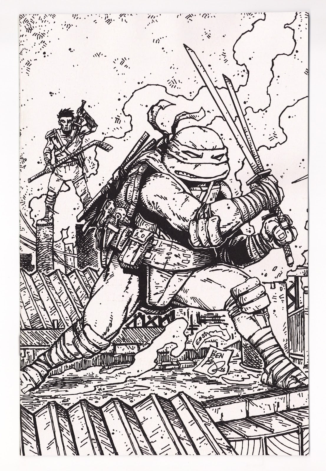 Teenage Mutant Ninja Turtles Vol 6 21 B&W Virgin Incentive NM (9.4) NM (9.4) (2026)