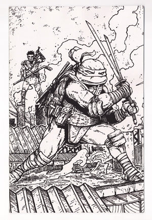 Teenage Mutant Ninja Turtles Vol 6 21 B&W Virgin Incentive NM (9.4) NM (9.4) (2026)