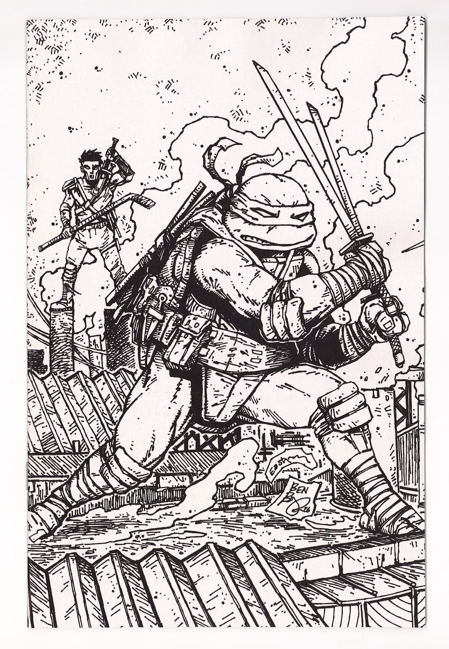 Teenage Mutant Ninja Turtles Vol 6 21 B&W Virgin Incentive NM (9.4) NM (9.4) (2026)