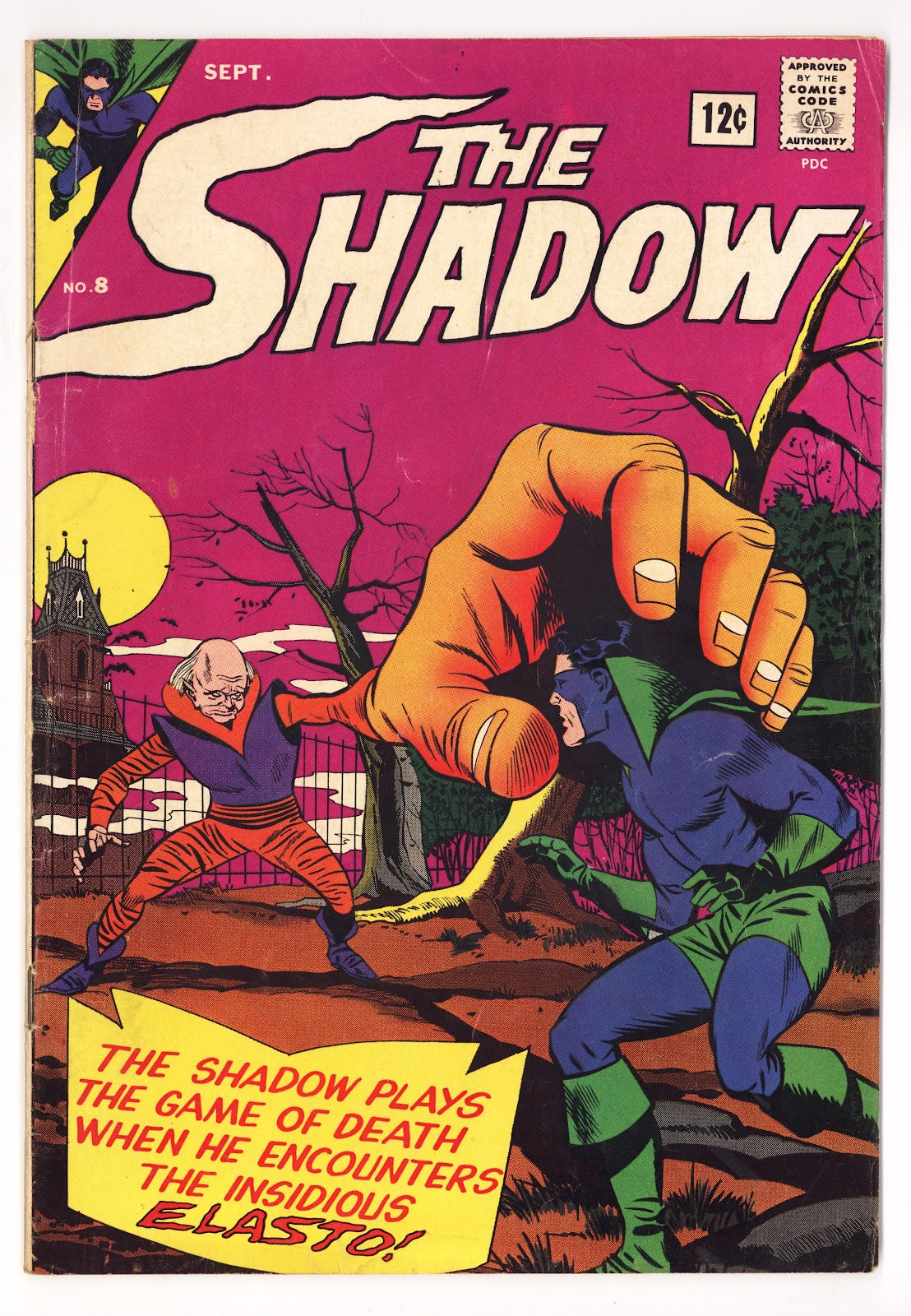 The Shadow 8 VG- (3.5) (1965) 