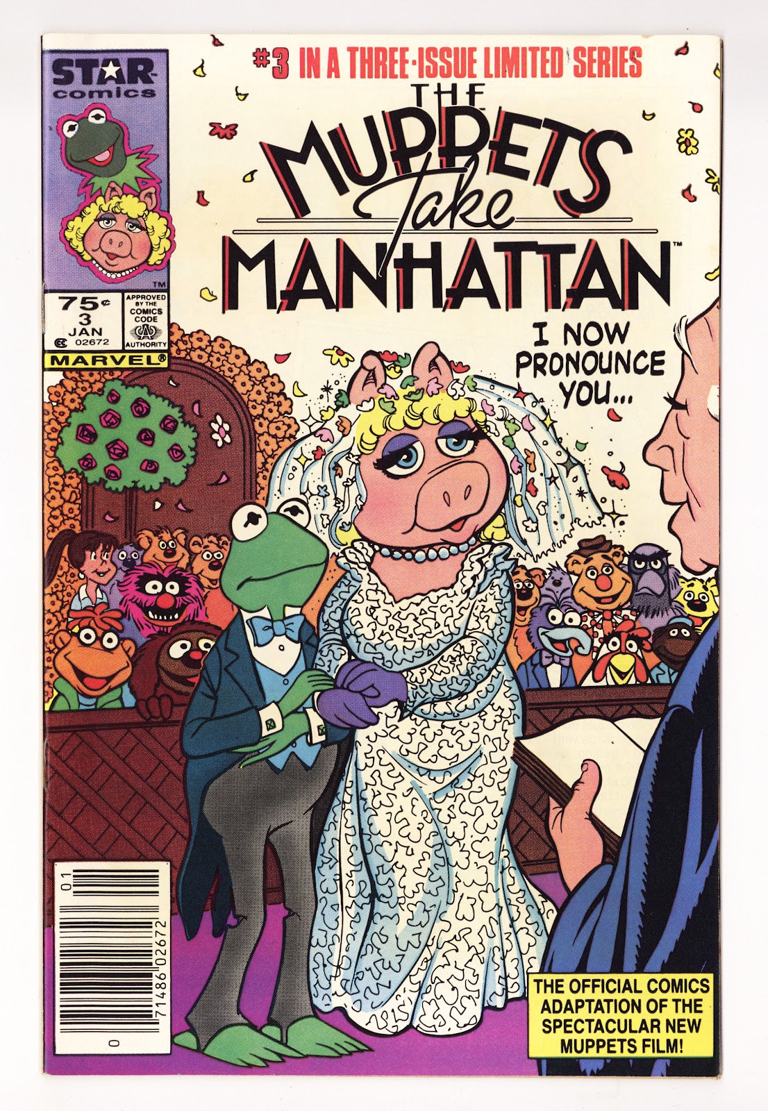 The Muppets Take Manhattan Vol 1 3  VF/NM (9.0)   (1985)   Canadian Price Variant