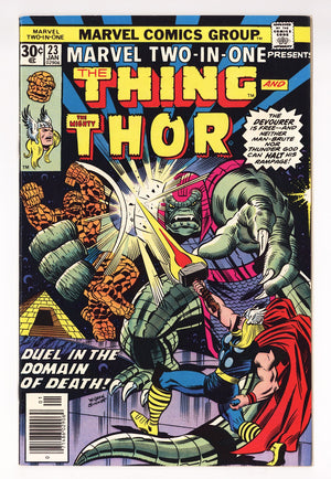 Marvel Two-in-One Vol 1 23  Mid Grade   (1977)
