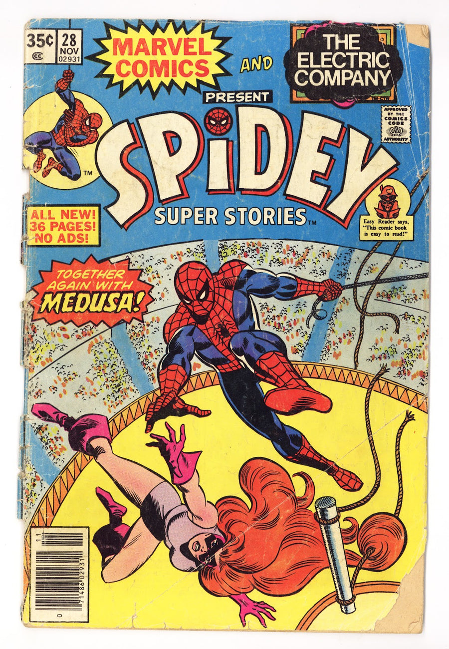Spidey Super Stories 28 Very Low Grade (1977)  