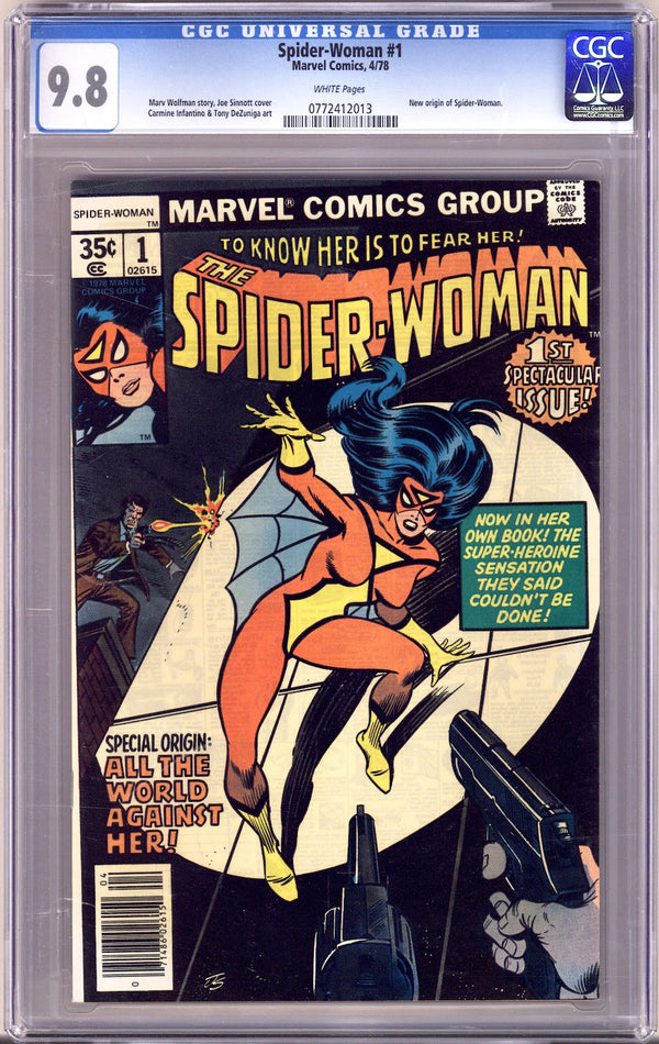 Spider-Woman Vol 1 1 CGC 9.8 (NM/M) (1978)