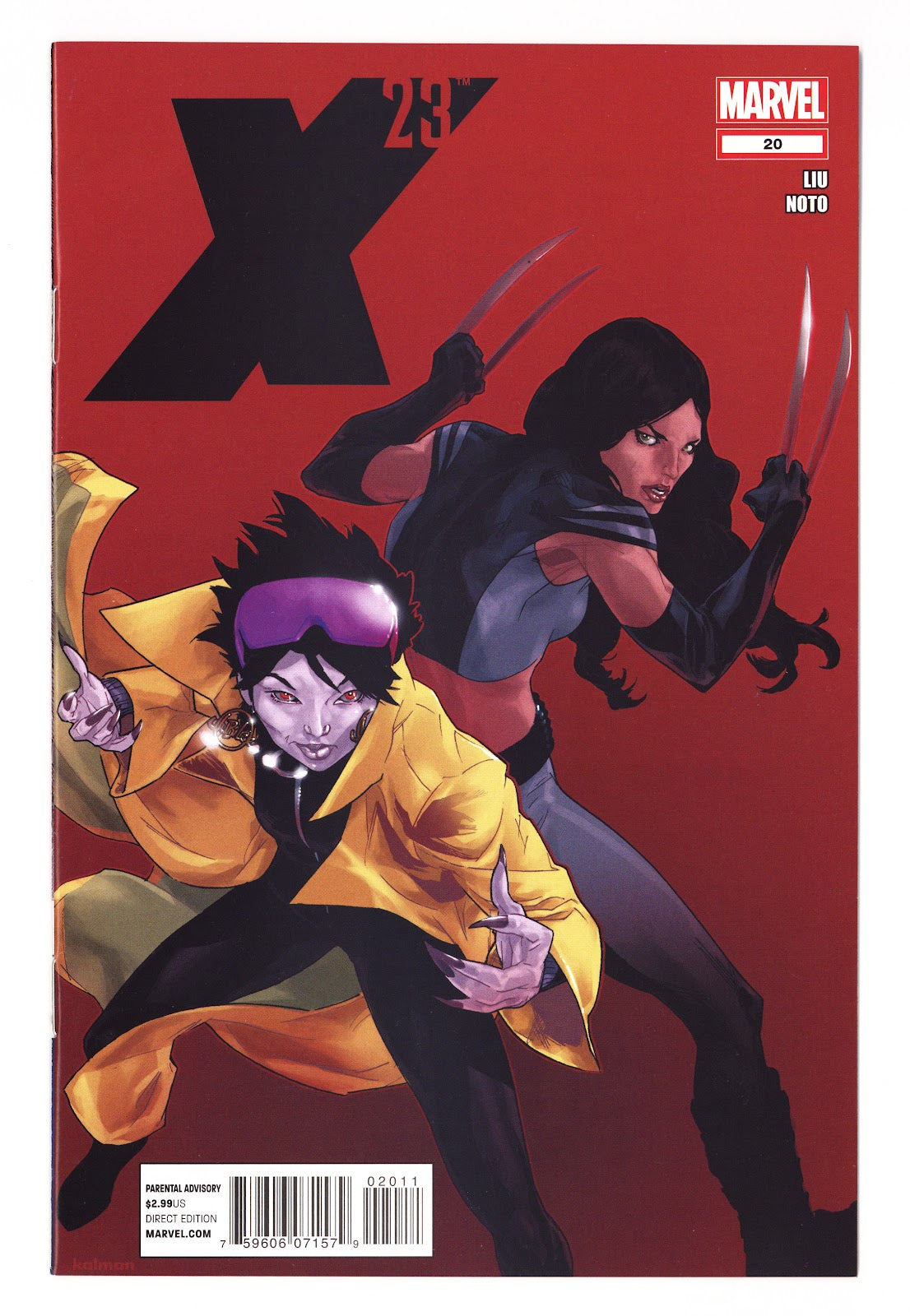 X-23 Vol 3 20 High Grade (2012) 