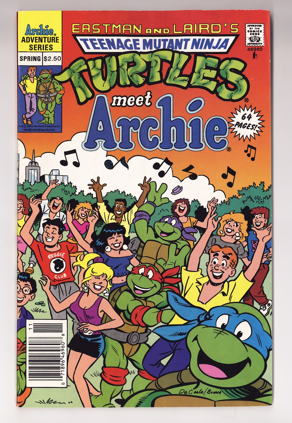 Teenage Mutant Ninja Turtles Adventures [Meet Archie]   [nn]  VG/FN (5.0)   (1991)   Newsstand  