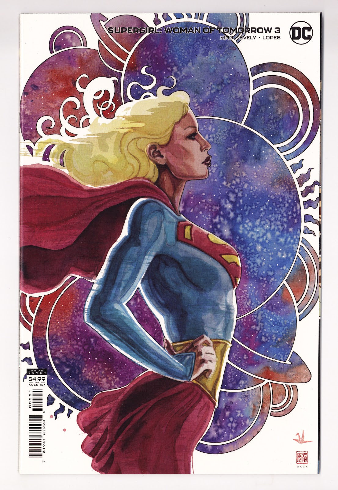 Supergirl: Woman of Tomorrow 3 High Grade (2021) Mack Variant 