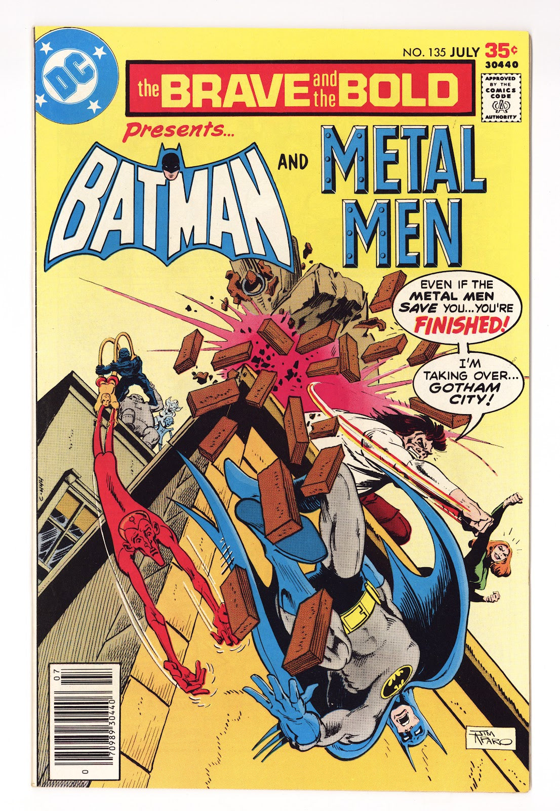 The Brave and the Bold Vol 1 135 Mid Grade (1977) 