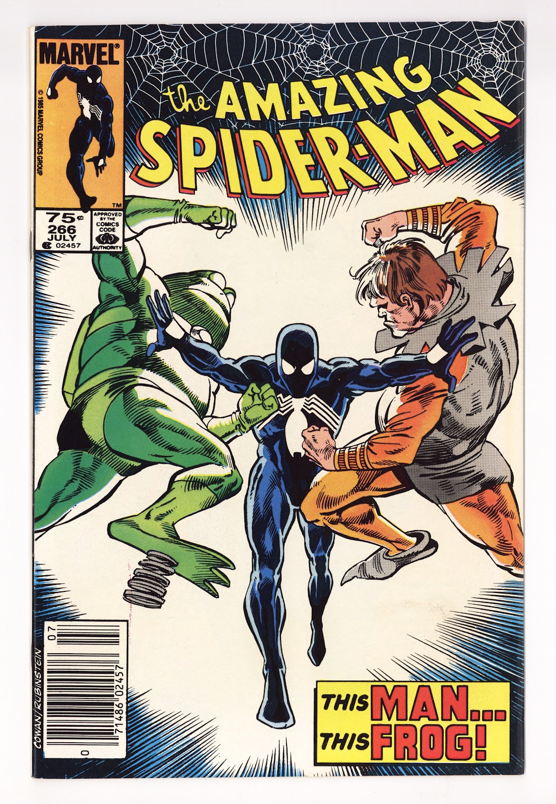 The Amazing Spider-Man Vol 1 266 VF- (7.5) (1985) Canadian Price Variant 