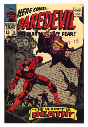 Daredevil Vol 1 20 VF (8.0) (1966)