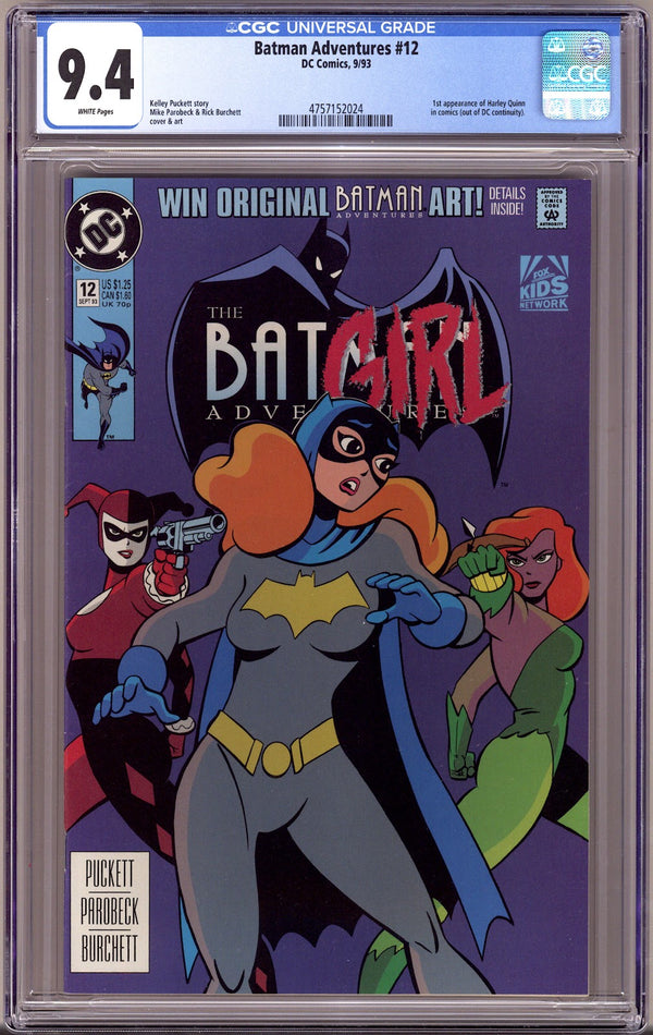 The Batman Adventures Vol 1 12 CGC 9.4 (NM)   (1993)