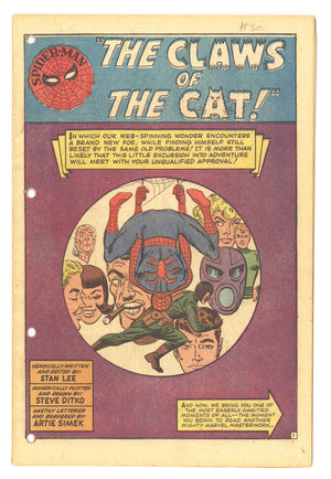 The Amazing Spider-Man Vol 1 30 Coverless (1965)