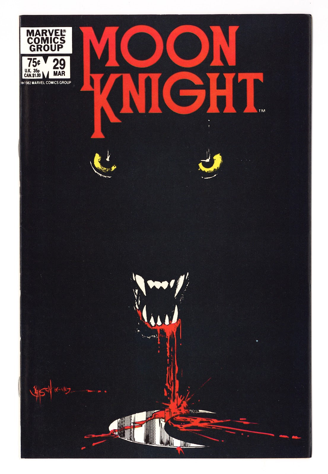 Moon Knight Vol 1 29 VF+ (8.5) (1983) 