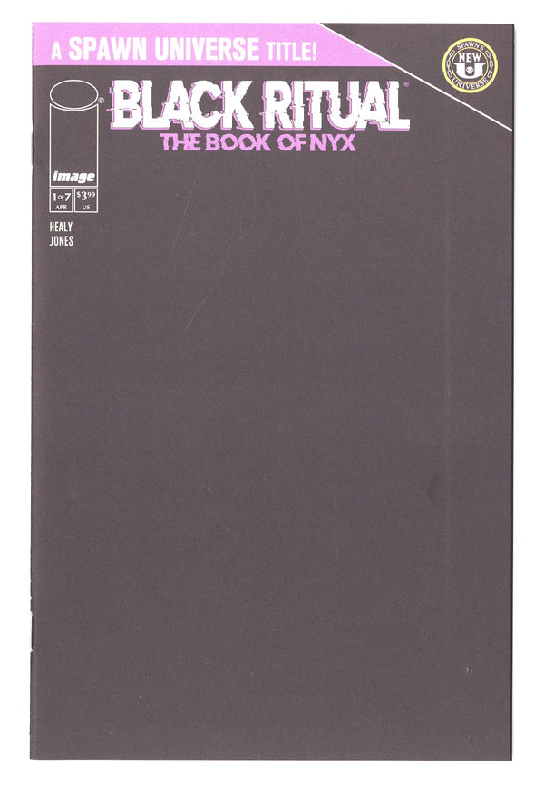 Black Ritual: The Book of Nyx 1 High Grade (2025) Blank Variant