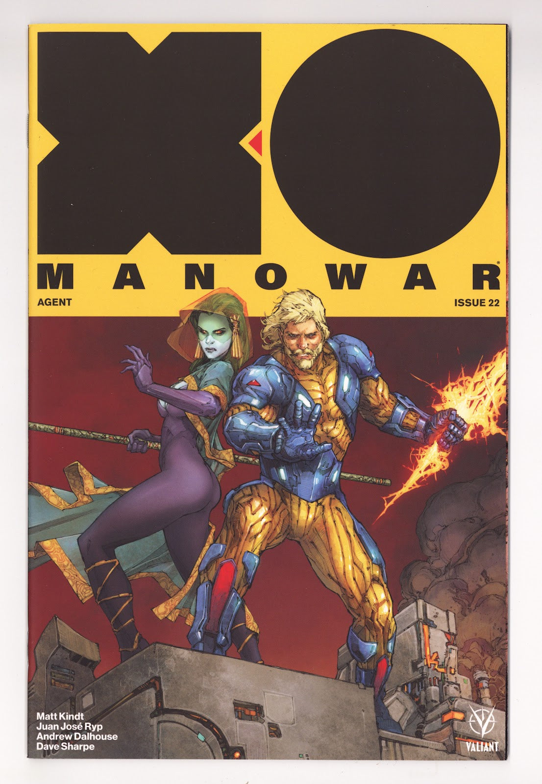 X-O Manowar (2017) Vol 4 22 High Grade (2018) Cover A - Kenneth Rocafort 