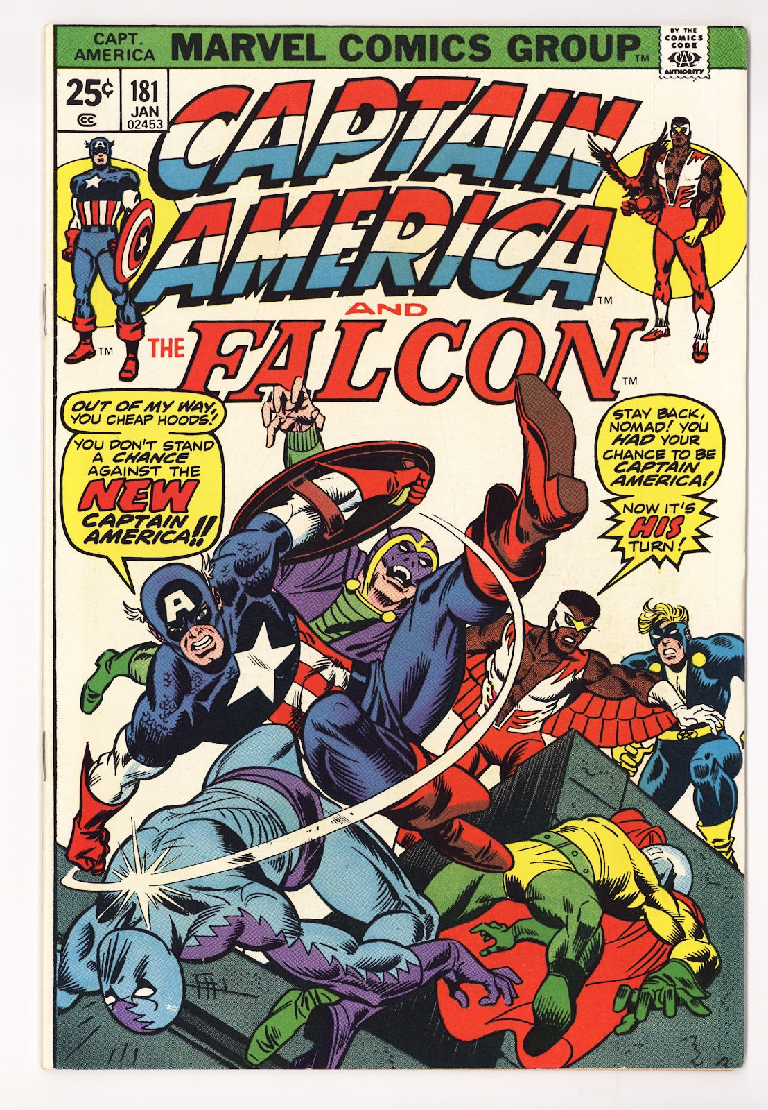 Captain America Vol 1 181 Mid Grade (1975) 