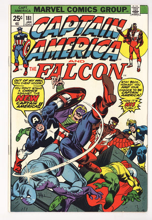 Captain America Vol 1 181 Mid Grade (1975)