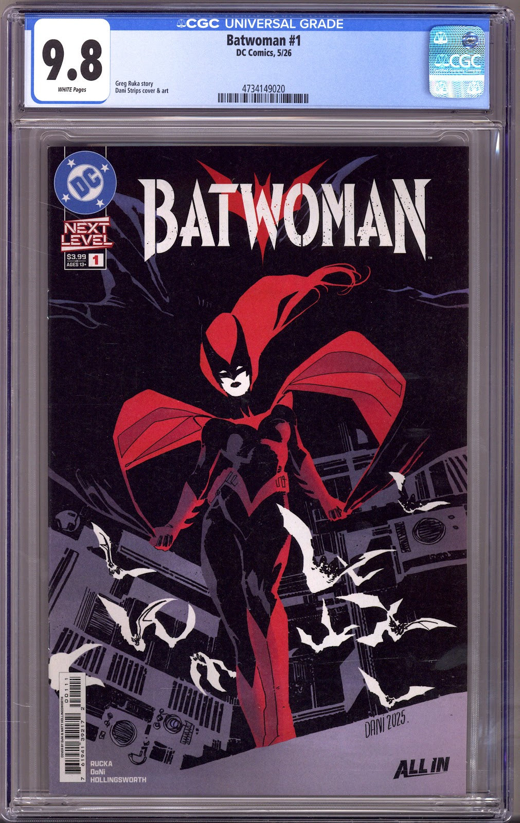 Batwoman Vol 3 1 CGC 9.8 (NM/M) (2026) 