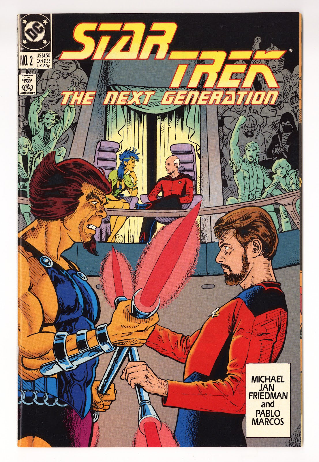 Star Trek: The Next Generation Vol 2 2  Mid Grade   (1989)