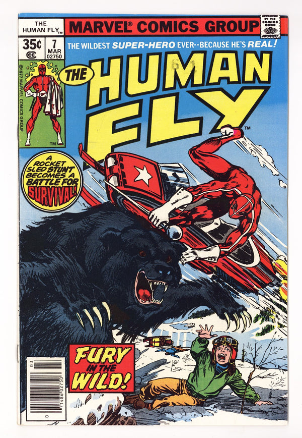 The Human Fly Vol 1 7  Mid Grade   (1978)