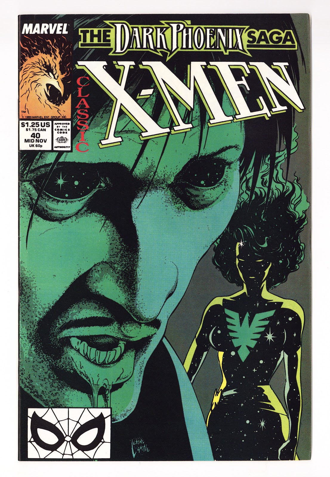 Classic X-Men 40 Mid Grade (1989) Direct 