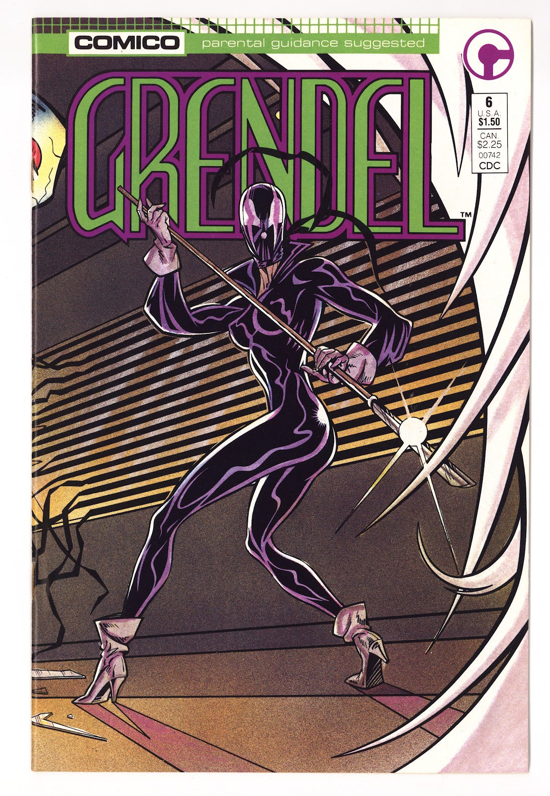 Grendel Vol 2 6  High Grade   (1987)