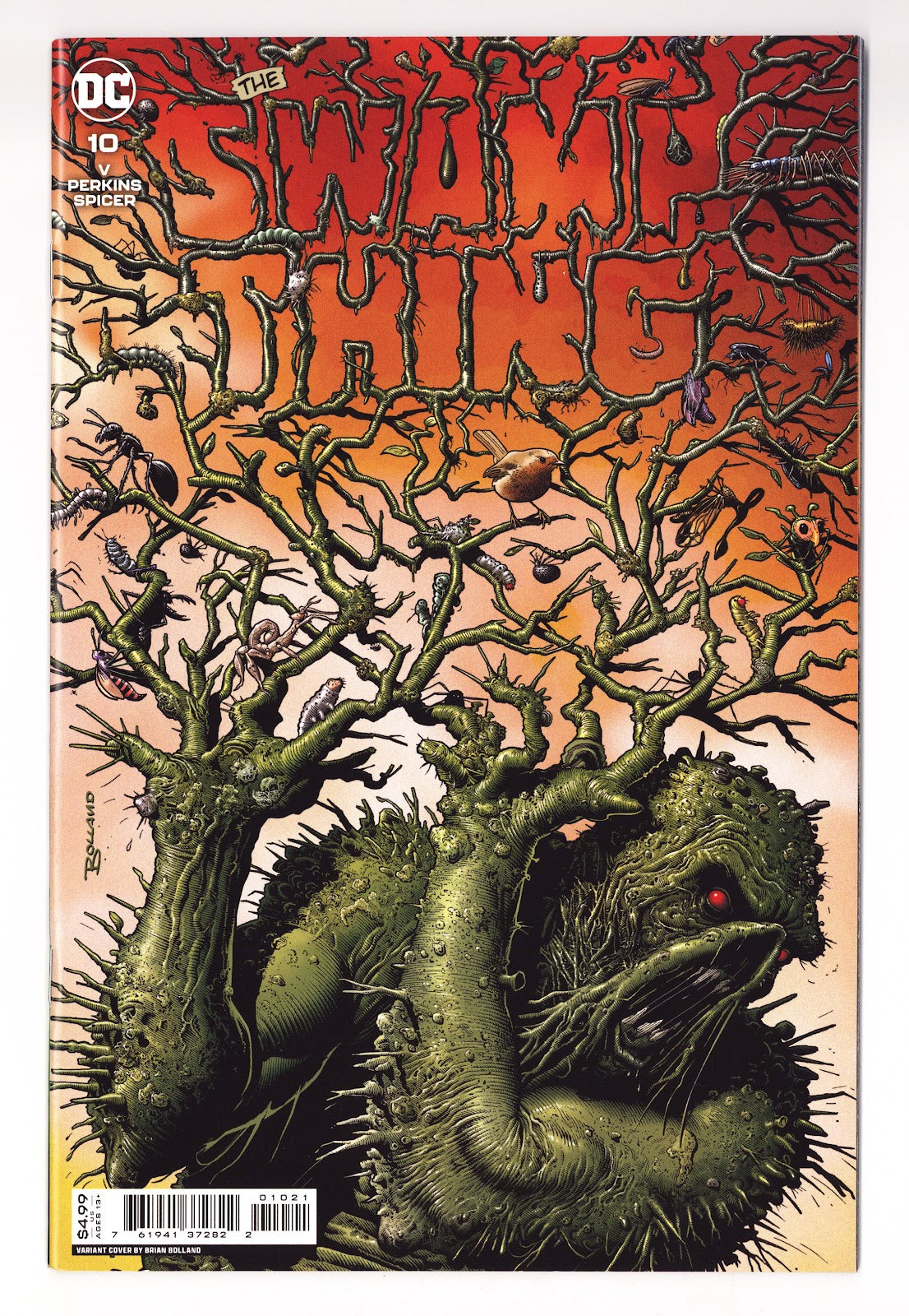 The Swamp Thing Vol 1 10 High Grade (2022) Bolland Variant 