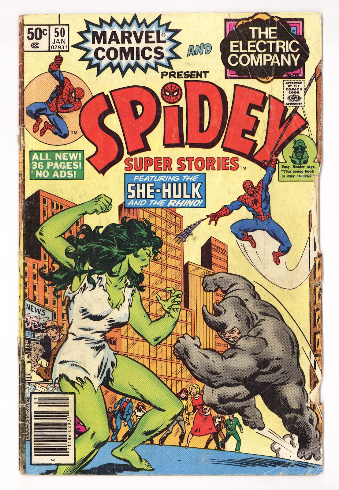 Spidey Super Stories 50 Very Low Grade (1981) Newsstand 