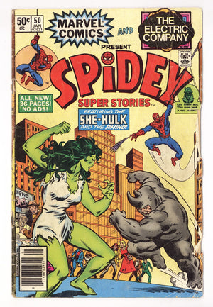 Spidey Super Stories 50 Very Low Grade (1981) Newsstand