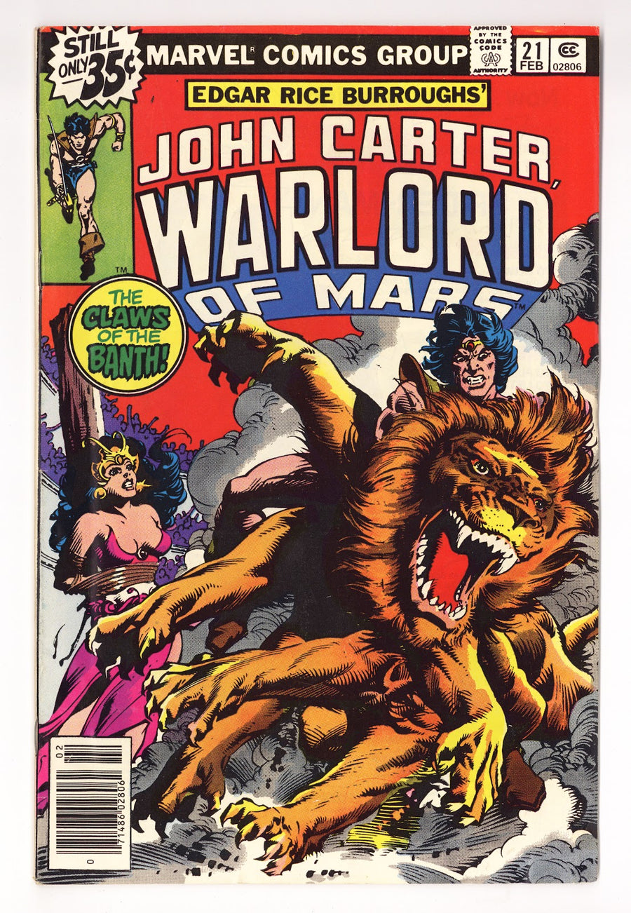 John Carter Warlord of Mars   21  Low Grade   (1979)