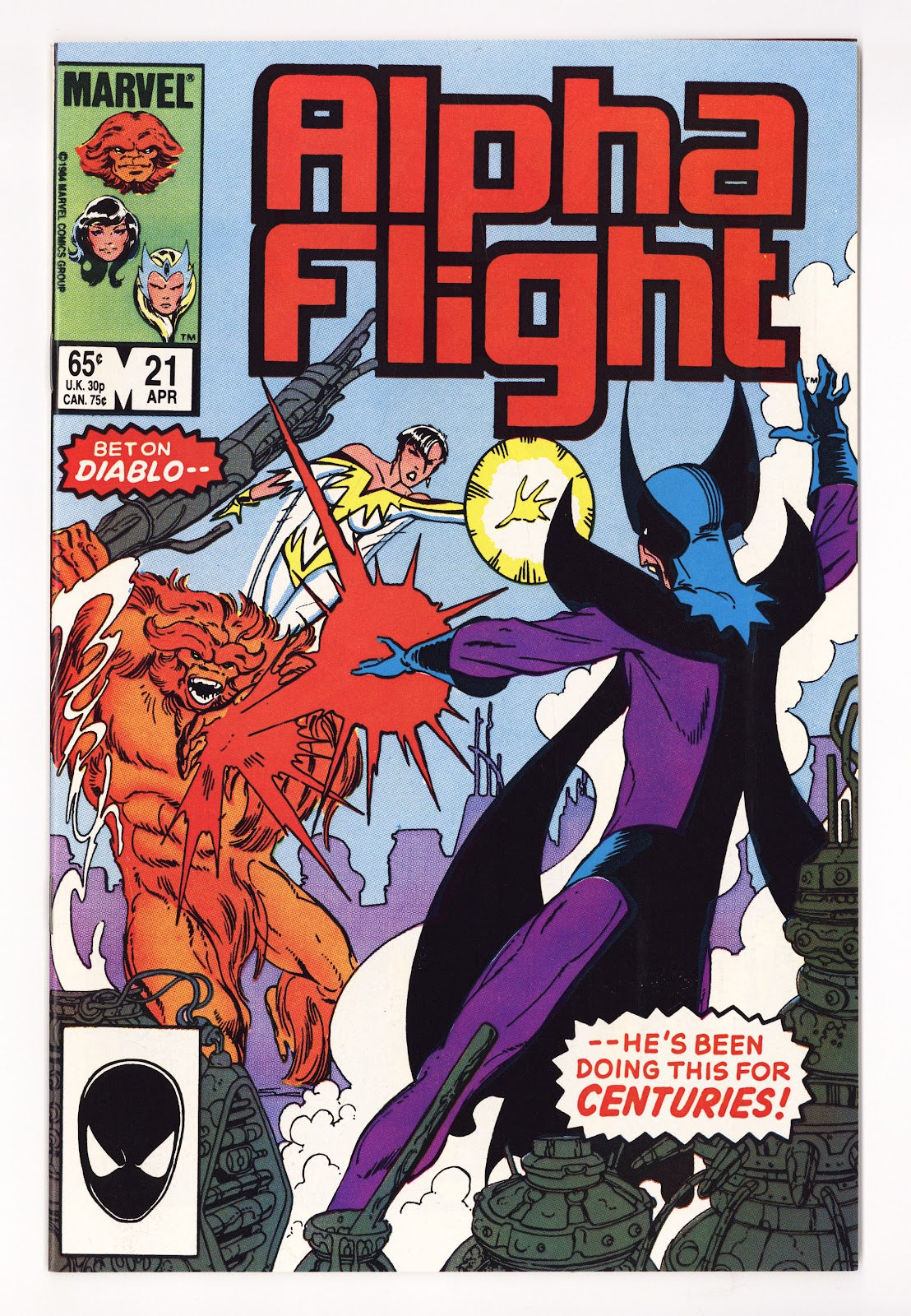 Alpha Flight Vol 1 21 High Grade (1985) 