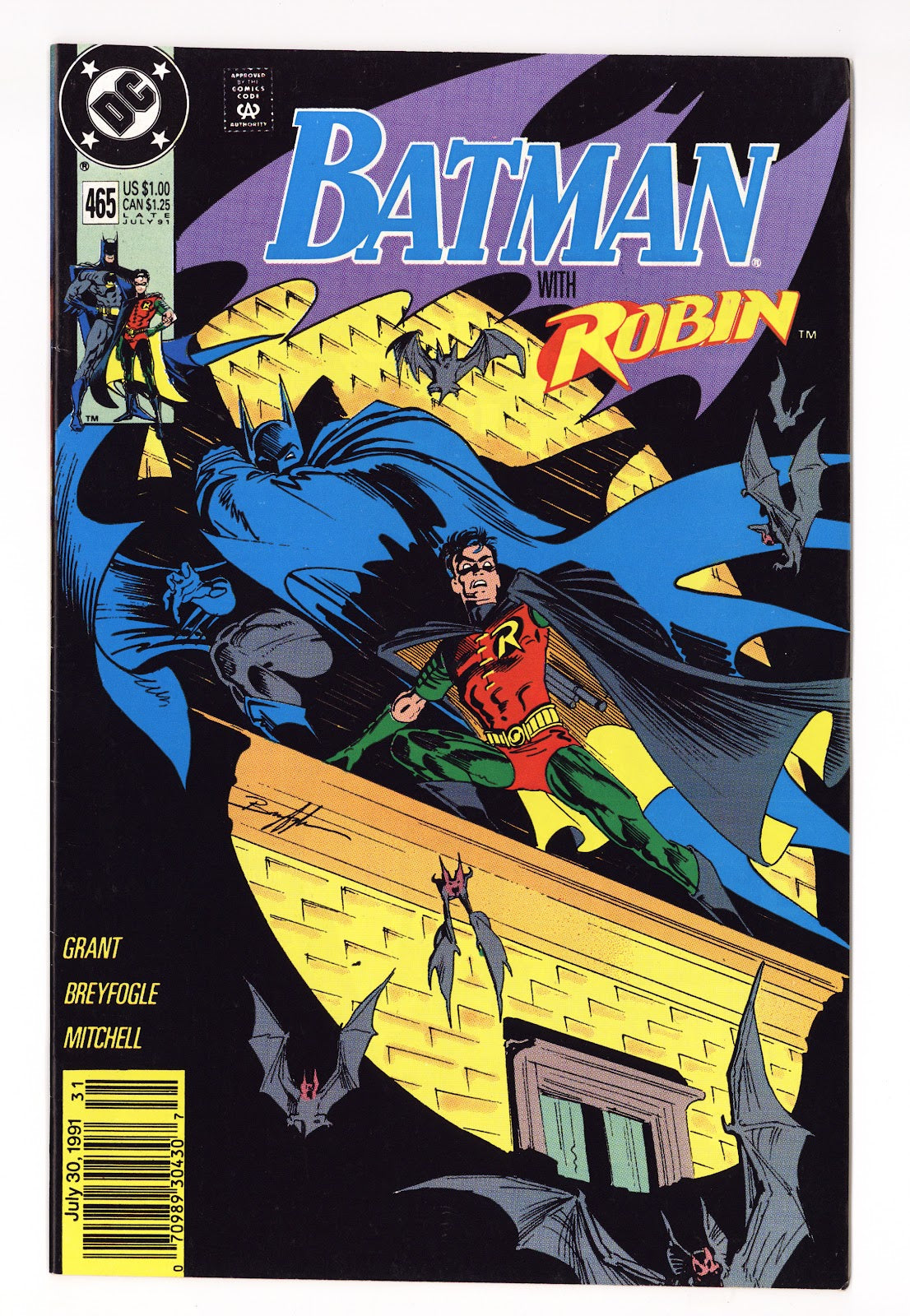 Batman Vol 1 465 High Grade (1991) Newsstand 