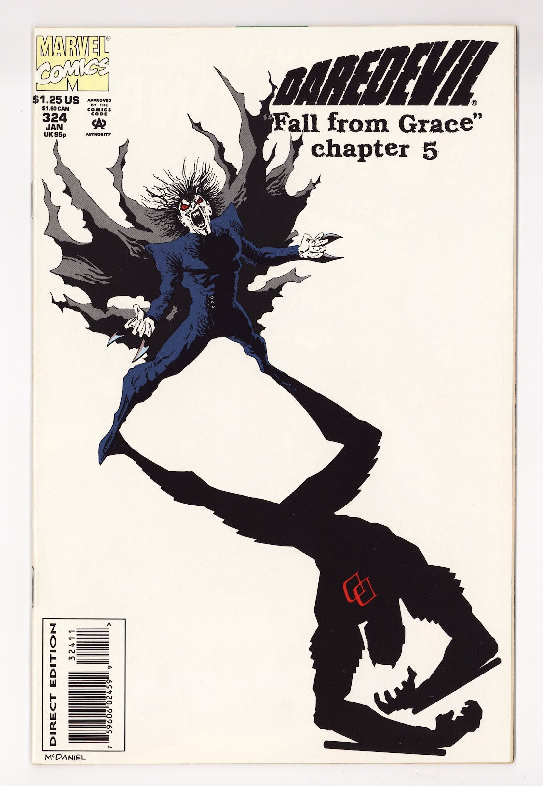 Daredevil Vol 1 324  High Grade   (1994)