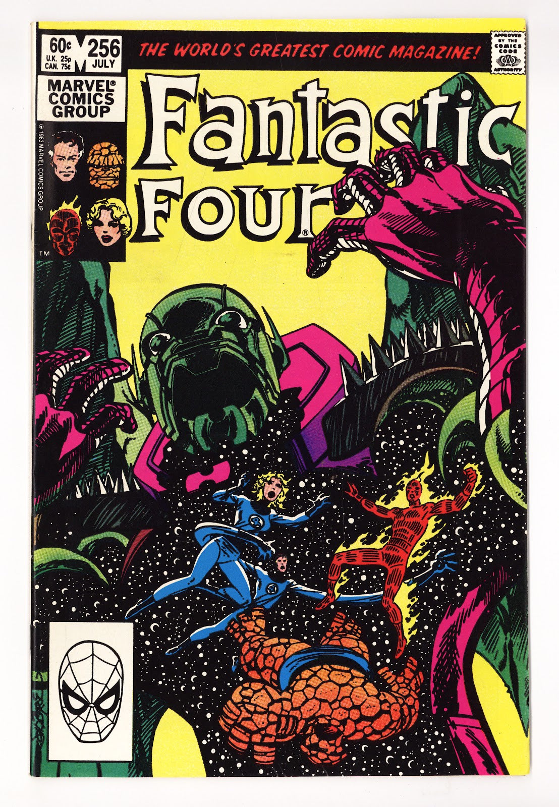 Fantastic Four 256 High Grade (1983) Direct 