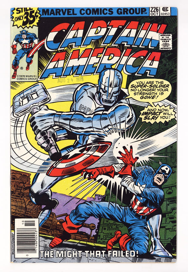 Captain America Vol 1 226 Mid Grade (1978)
